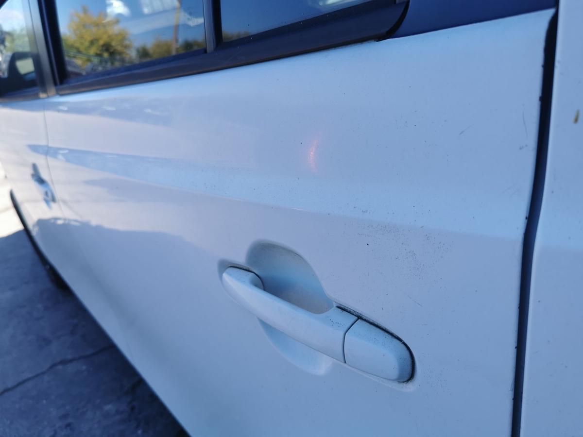 Daihatsu Materia M401 Tür Autotür Rohbautür Fondtür hinten links W09 White ROST