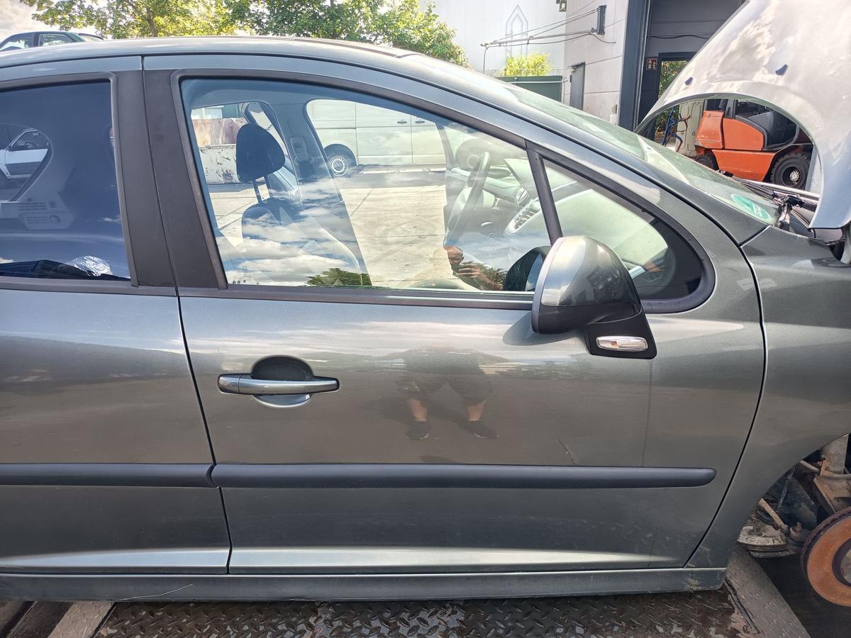 Peugeot 207 original T&uuml;r vorn rechts Beifahrer EZQ Manitobagrau Bj 2009