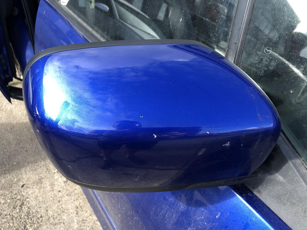 Mazda 5 CR ab 2008 Au&szlig;enspiegel rechts Seitenspiegel elektrisch 34J Aurora Blue