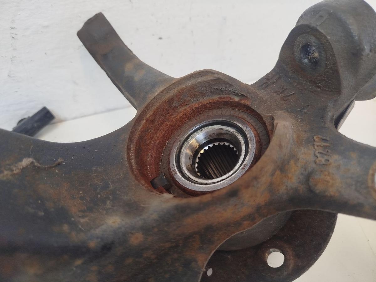 Citroen C1 Typ PS Achsschenkel vorn links Radlagergeh&auml;use Schwenklager ABS