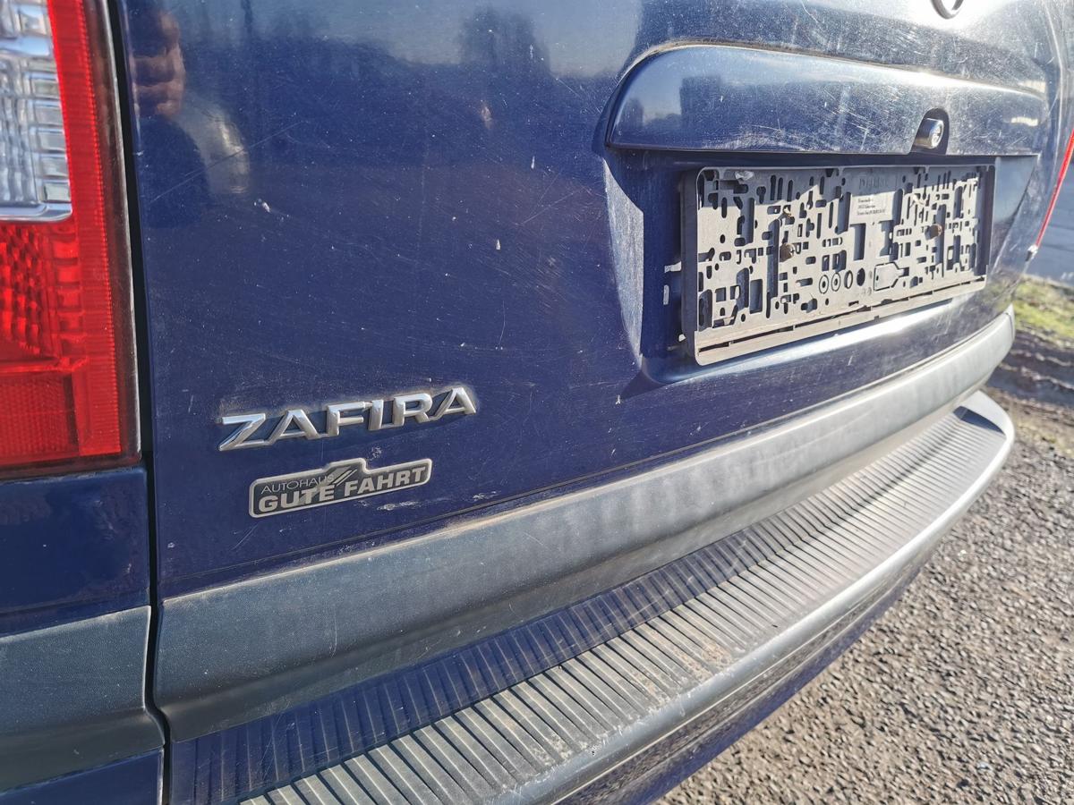 Opel Zafira A Heckklappe Kofferklappe Klappe Deckel hinten Z20Z Atlantikblau