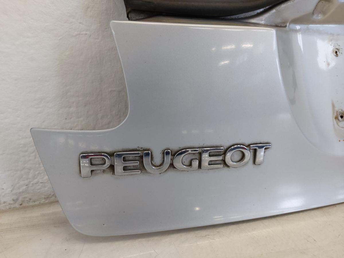 Peugeot 206 CC Cabrio Heckklappe Kofferraumdeckel Unterteil EZR silber