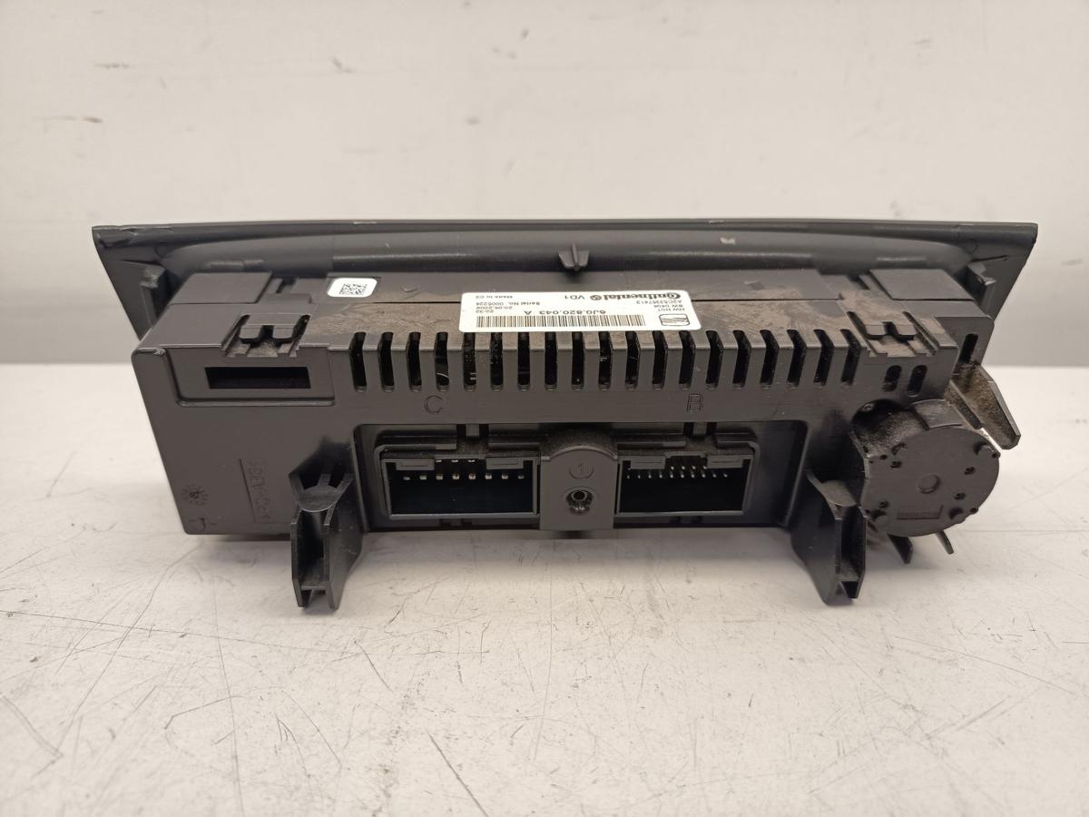 Seat Ibiza 6J original Heizungsbet&auml;tigung 6J0820043A Baujahr 2009