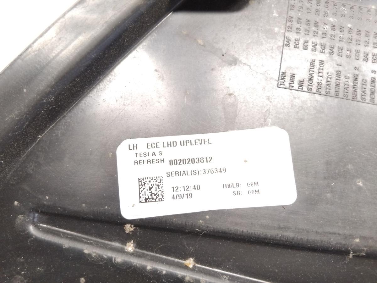 Tesla Model S Facelift original LED Scheinwerfer links 1053574-00-C Bj.2019