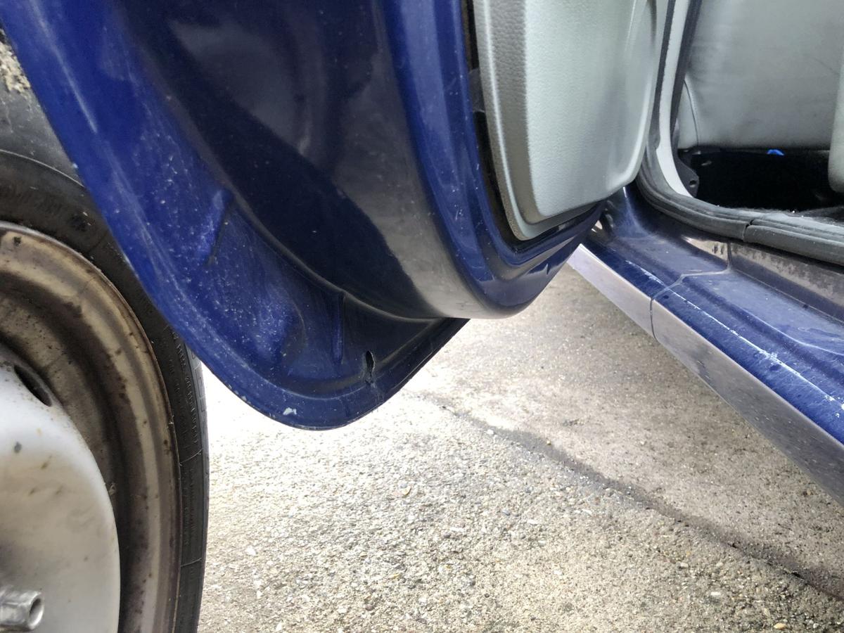 Dacia Logan MCV Tür hinten links Kombi Fondür kleine Dellen OV61H Blue Marine