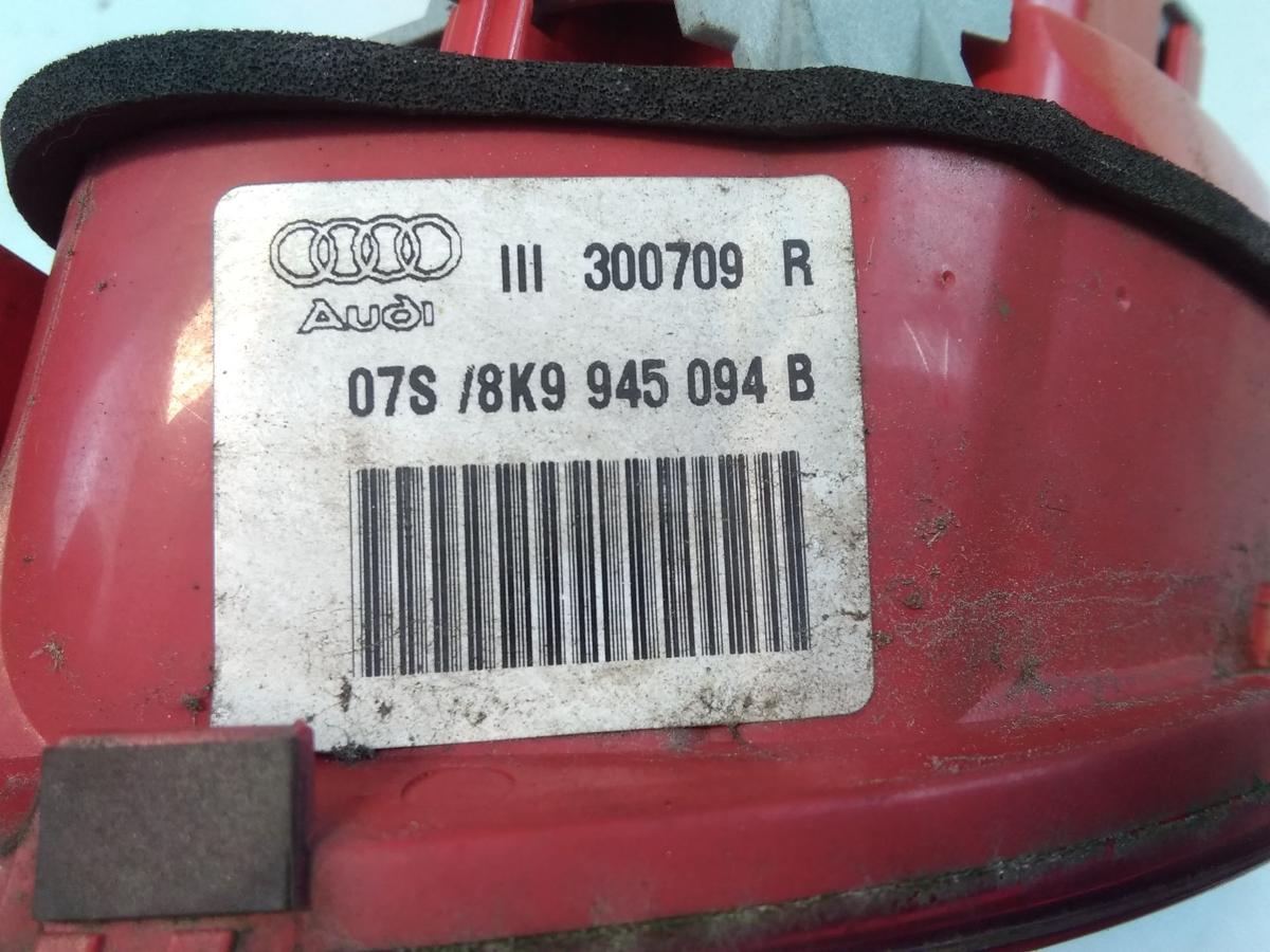 Audi A4 8K B8 Avant original R&uuml;ckleichte Heckleuchte innen rechts LED Bj.2009