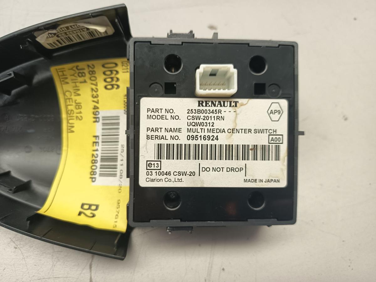 Renault Espace IV Bj 2010 original Schalter Radio Navi Bedienelement Multimedia