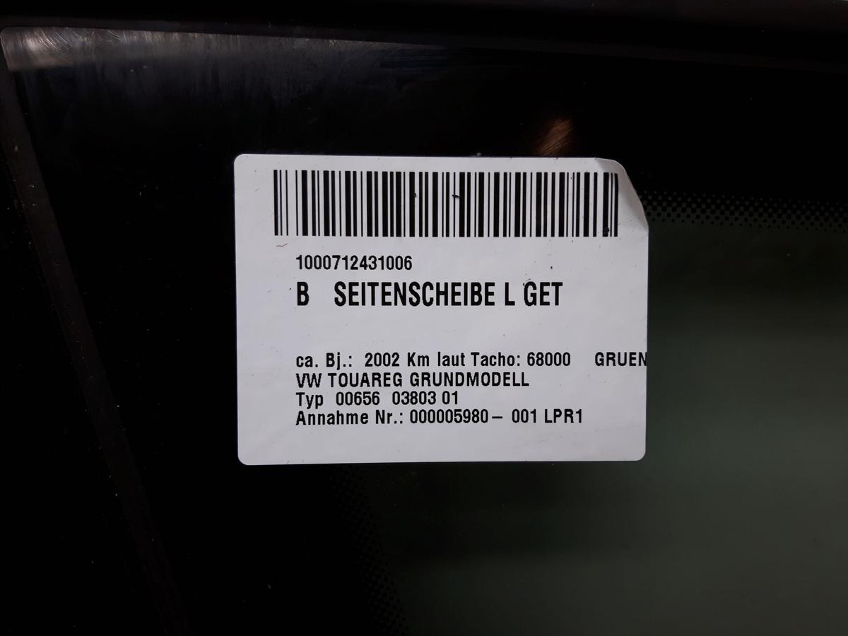 VW Touareg 7L Scheibe Seitenscheibe links hinten