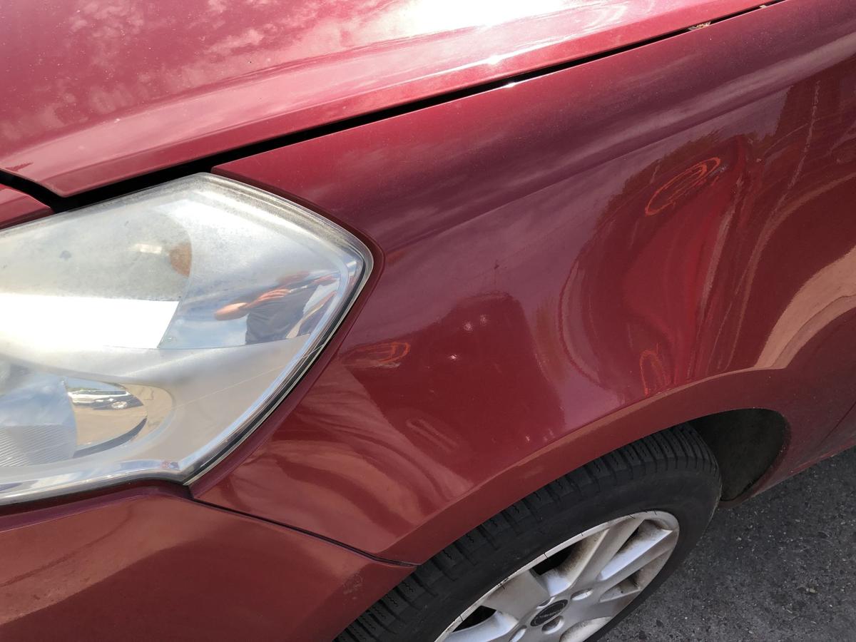 Renault Clio 3 III alle Modelle Kotfl&uuml;gel links Fahrerseite NNJ rot nur 15 Zoll