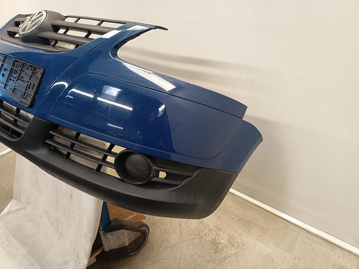 VW Fox original Stoßfänger Stoßstange vorn LL5M Indienblau Bj 2005