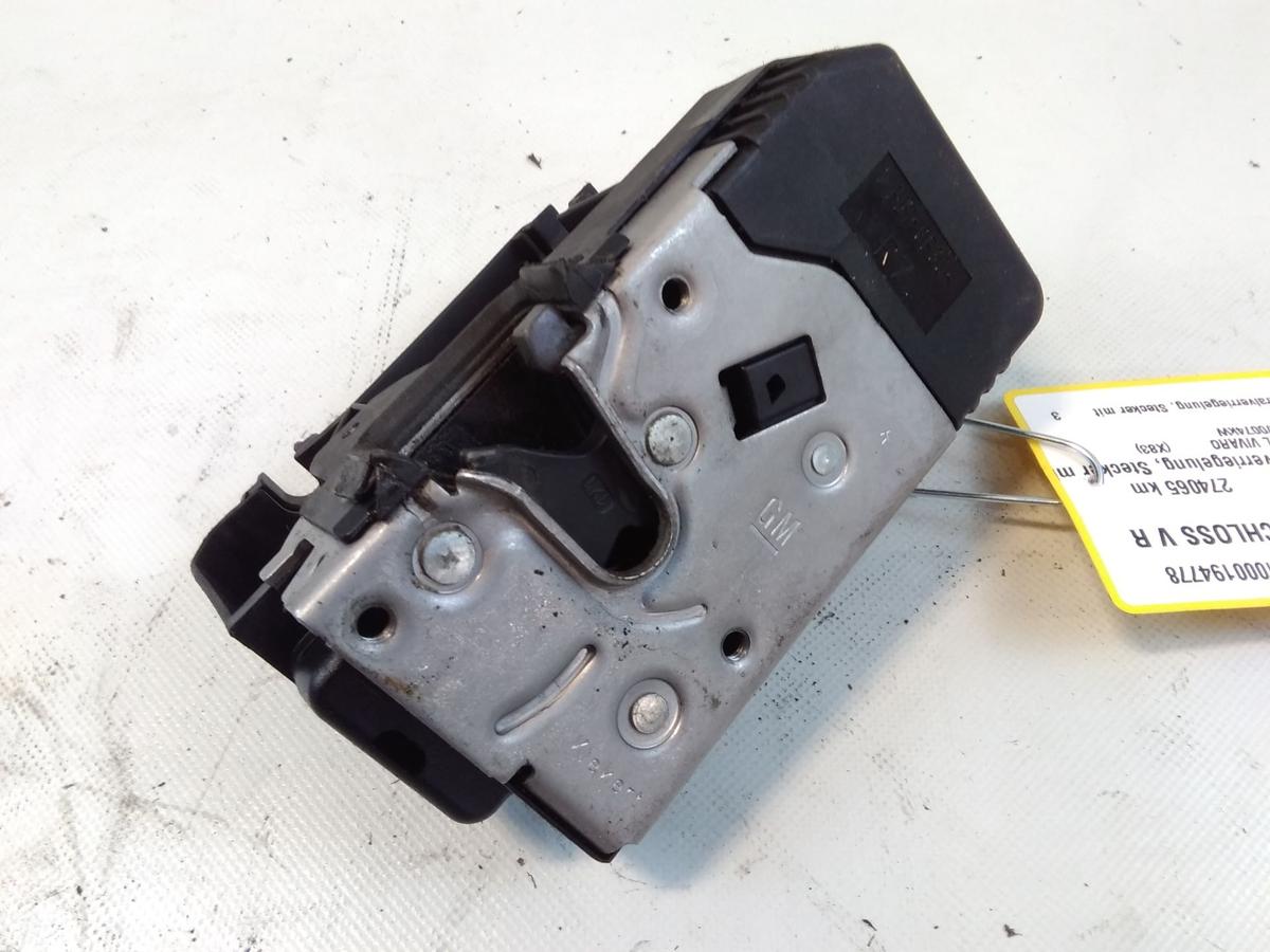 Opel Vivaro A orig. Türschloß vorn rechts mit Zentralverriegelung 3Pins BJ2003 Opel Vivaro A orig. Türschloß vorn rechts mit Zentralverriegelung 3Pins BJ2003