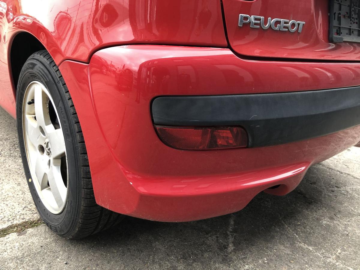 Peugeot 206+ Stoßfänger hinten Heckstoßstange KKN Rouge Aden Stoßstange 3trg