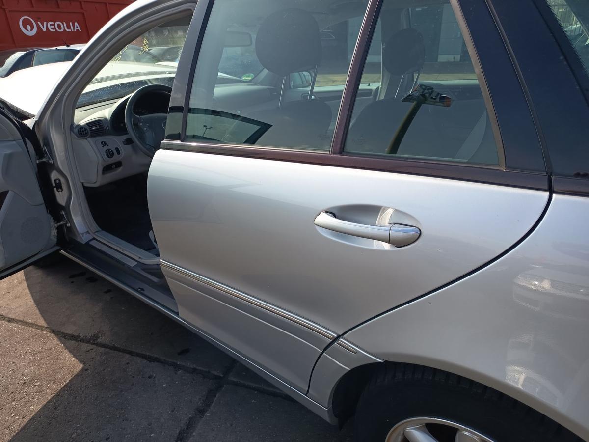 Mercedes S203 original T&uuml;r hinten links Fond 744 Brillantsilber Bj 2002
