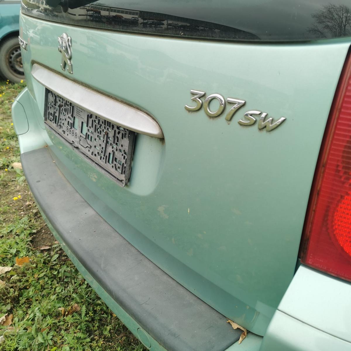 Peugeot 307SW Heckklappe Klappe Deckel hinten Rohbau Grun Idaho