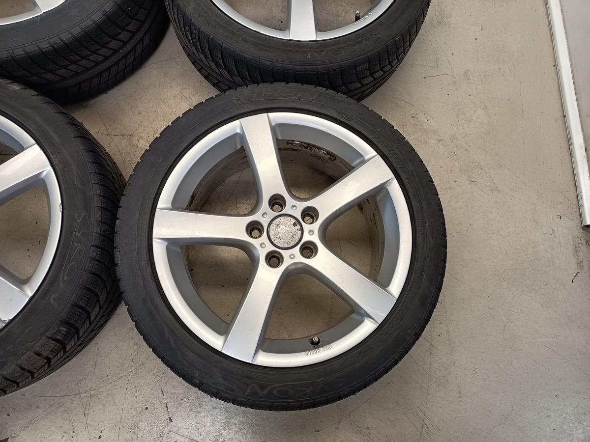 VW Golf V orig Satz Alufelgen 7,5x17 ET50 Bj 2008 KBA46462