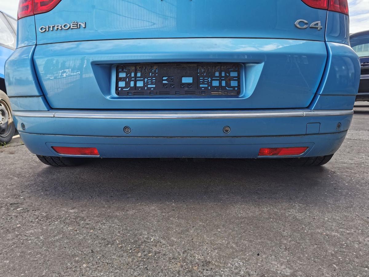 Citroen C4 Picasso U Stossfänger Stossstange Bumper hinten PDC KNY Blau Tivoli