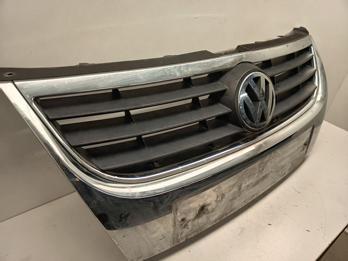 VW Touran 1T3 GP original K&uuml;hlergrill Frontmittelteil Chrom Bj 2010