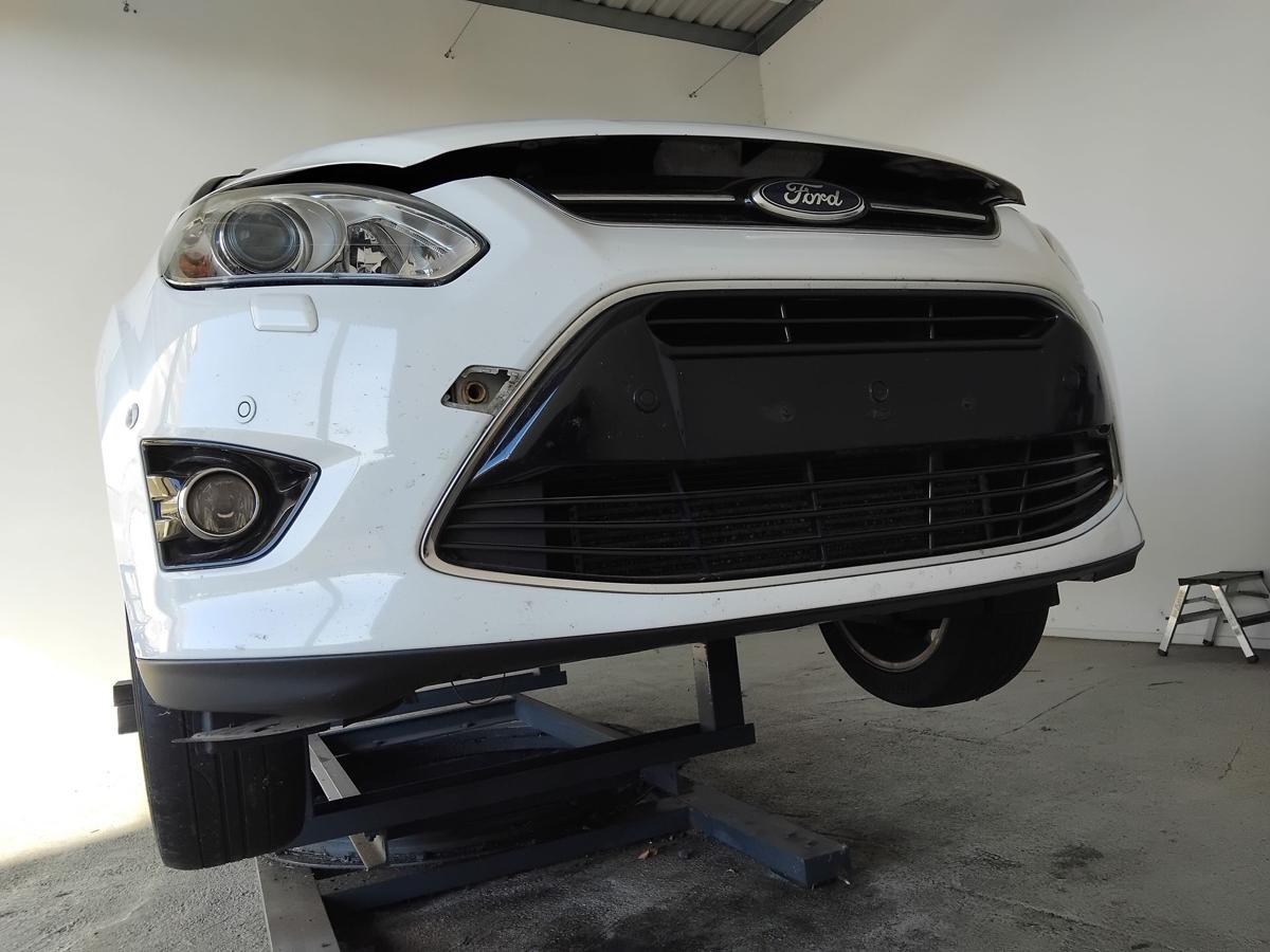 Ford C-Max II orig Sto&szlig;f&auml;nger Sto&szlig;stange vorn mit SRA PDC PLA frostwei&szlig; BJ2014