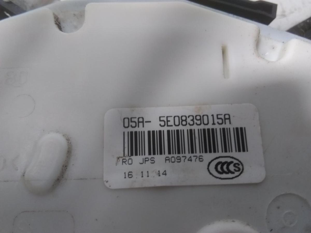 Skoda Fabia 3 III NJ original Türschloss hinten links mit ZV 5E0839015A BJ2014