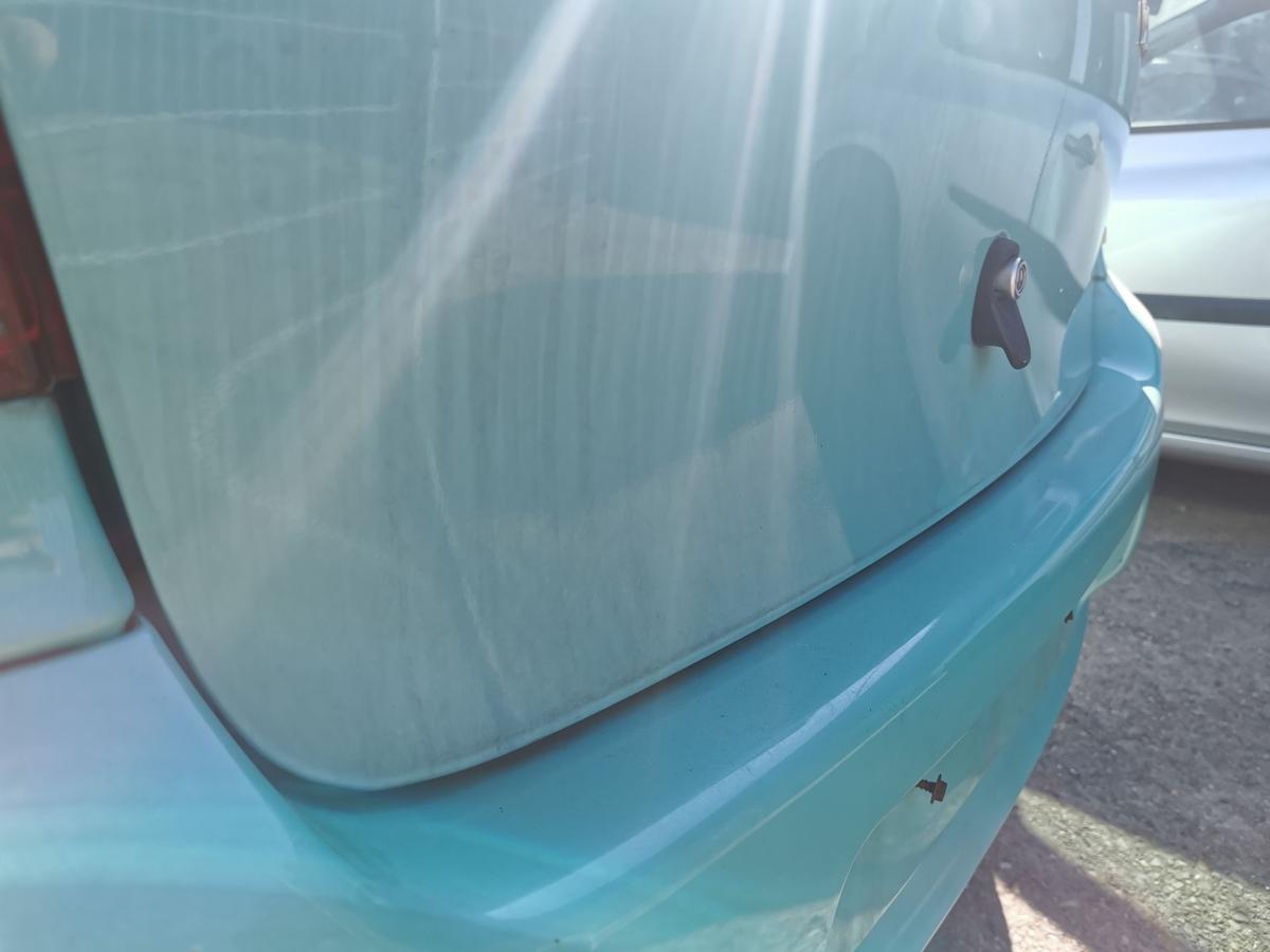 Toyota Yaris XP10 Heckklappe Klappe Deckel hinten 764 Light Aqua Met 3trg Japan