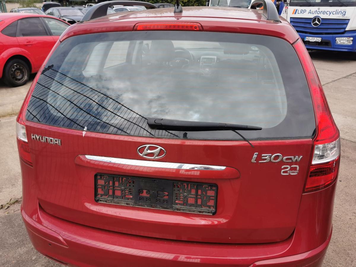 Hyundai I30 CW FD Heckklappe Klappe hinten Kofferklappe HAT Glowing Red Kombi