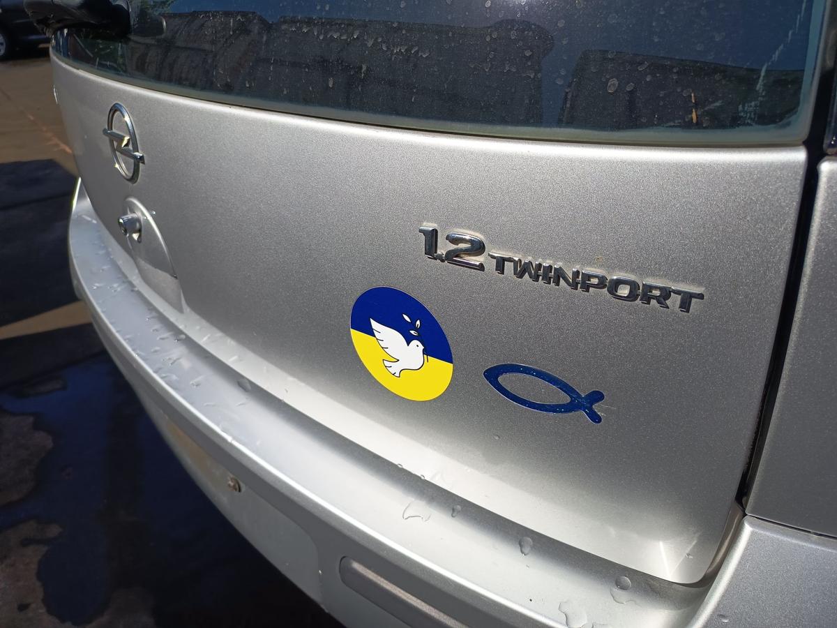 Opel Corsa C original Heckklappe mit Scheibe Z157 Starsilber Bj 2005