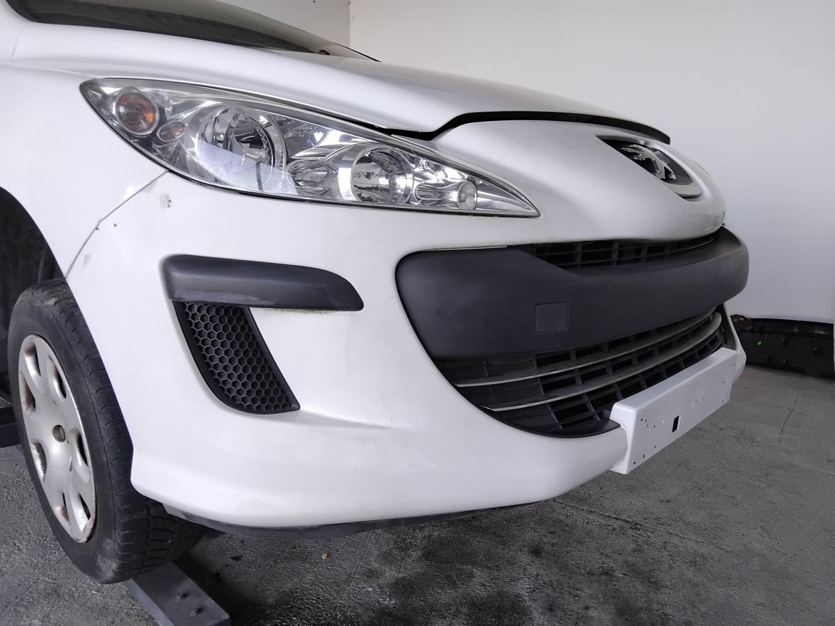 Peugeot 308 I original Sto&szlig;stange Sto&szlig;f&auml;nger vorn EWP Schneewei&szlig; BJ2010