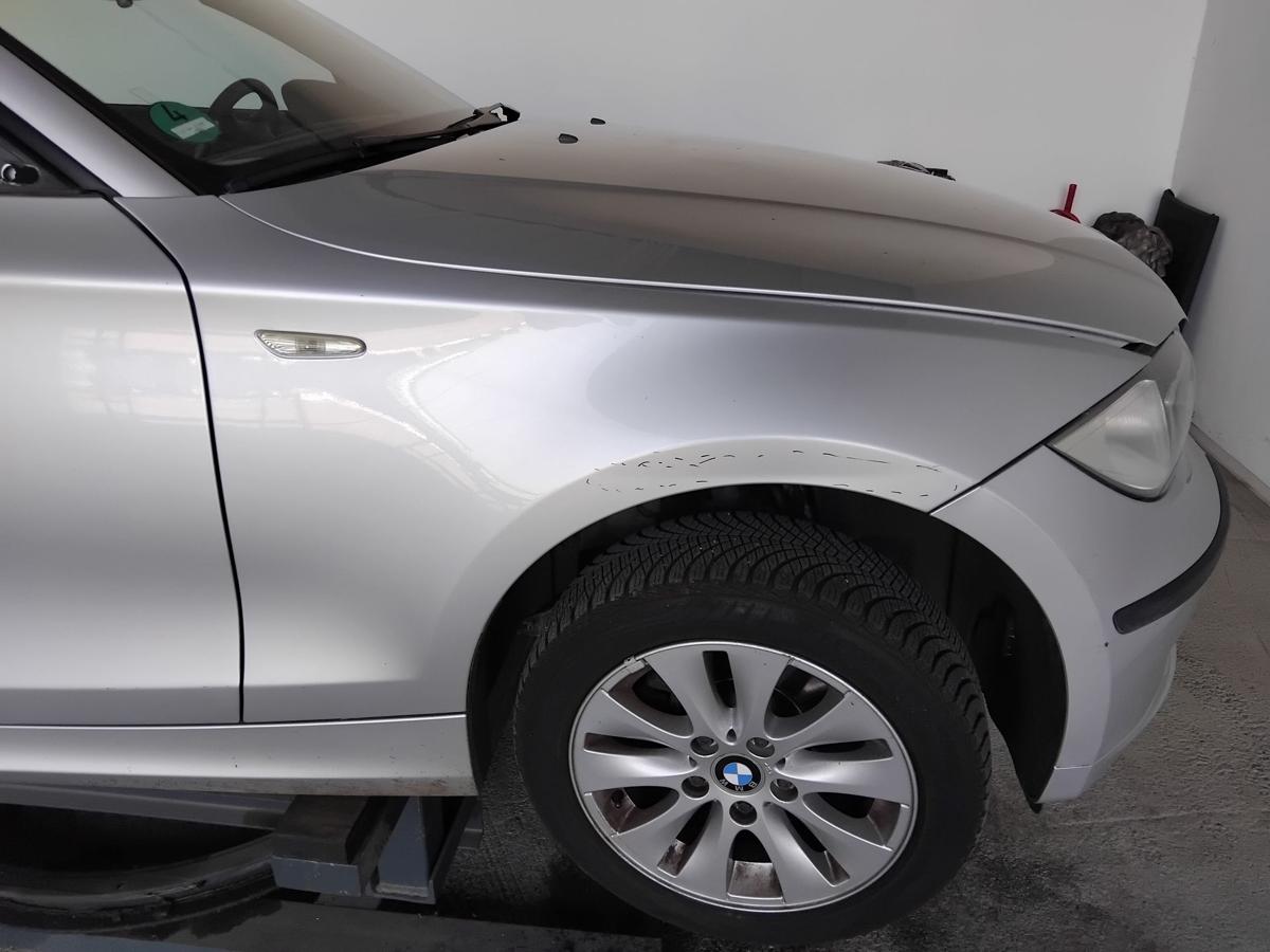 BMW 1er E81 E87 original Kotflügel vorn rechts titansilbermetallic 354 BJ2008