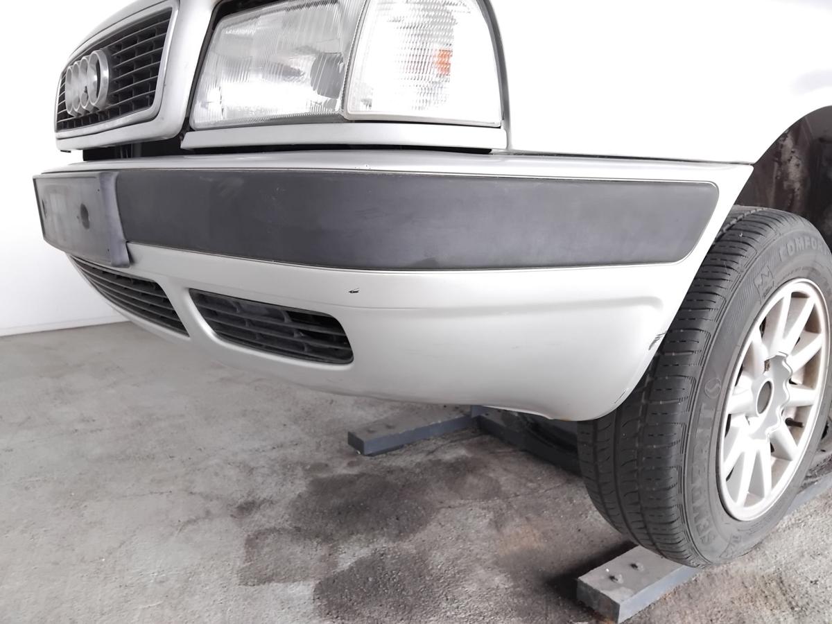 Audi 80 B4 original Sto&szlig;stange Sto&szlig;f&auml;nger vorn BJ1992 LY7T Kristallsilbermetallic