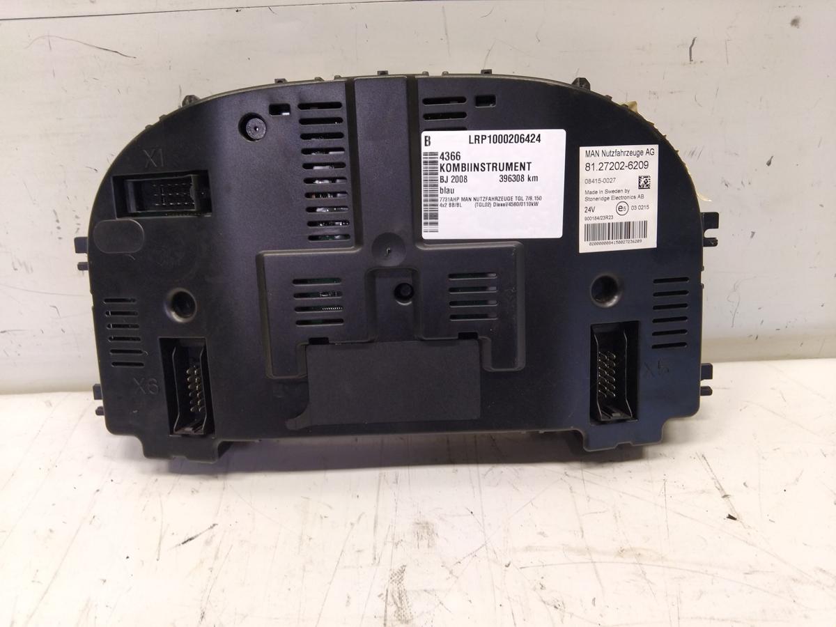 MAN TGL 7.150 original Kombiinstrument Tacho Armatur 81.27202-6209 Bj.2008