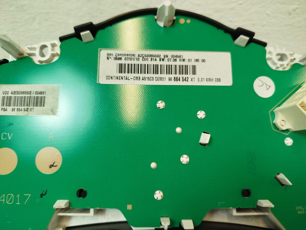 Citroen DS3 Sport Chic Tacho Kombiinstrument 1.6 115kw Cockpit Instrumente OEM