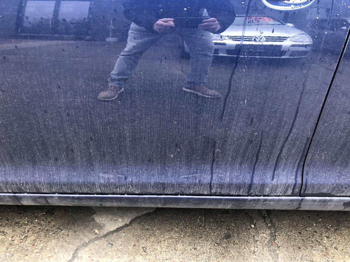 VW Golf 6 VI Variant T&uuml;r vorne links Fahrert&uuml;r Autot&uuml;r Rohbau blau