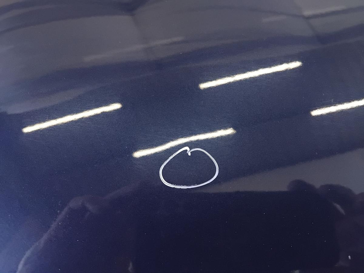 Kia Carens II original Motorhaube Deckel vorn 1C Imperial Blue Metallic BJ2002