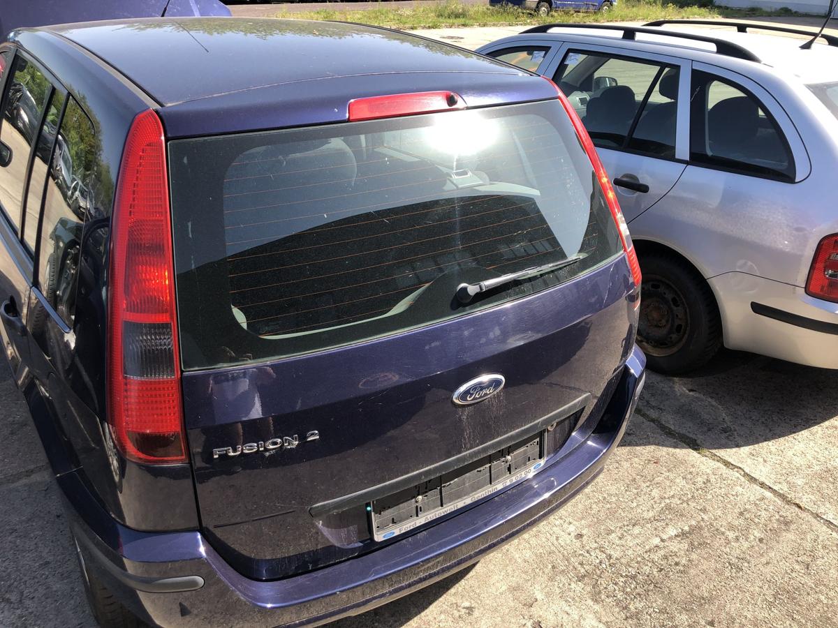 Ford Fusion JU2 Heckklappe mit Heckscheibe im Rohbau Lugano blau Kofferklappe