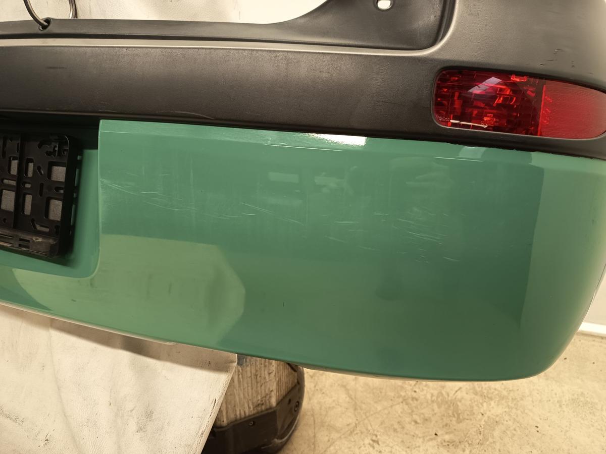 Opel Corsa C original Stoßfänger/ Stoßstange hinten 86U-Fiftiesgruen Bj 2001