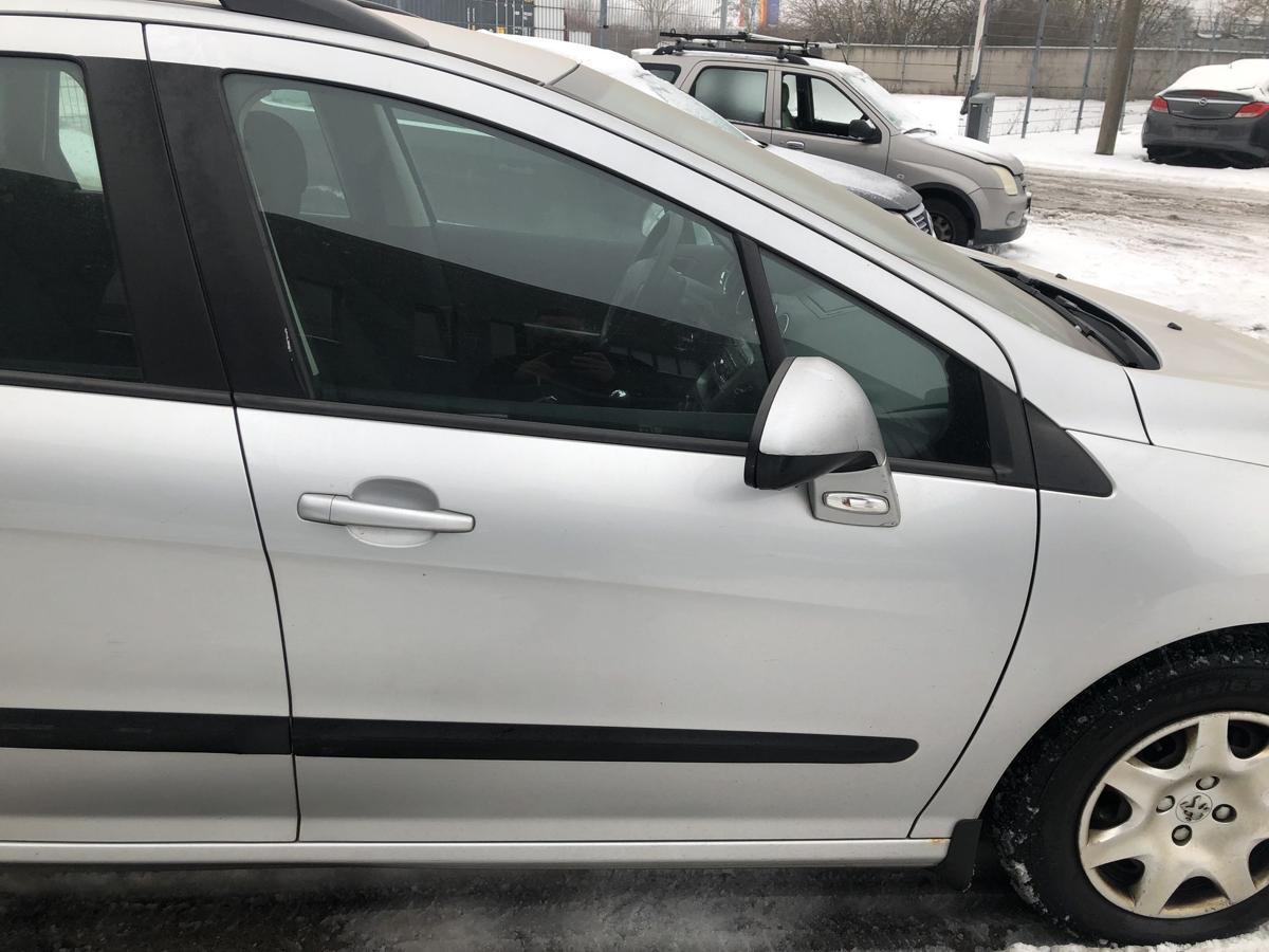Peugeot 308 SW 4E 4H T&uuml;r vorn rechts Beifahrert&uuml;r Rohbau EZR Gris Aluminium Met