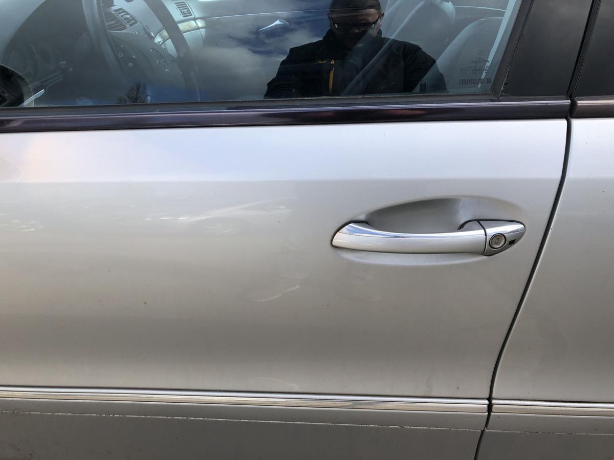 Mercedes E Klasse W211 T&uuml;r vorn links Fahrert&uuml;r Rohbau 744 Brillantsilber Met