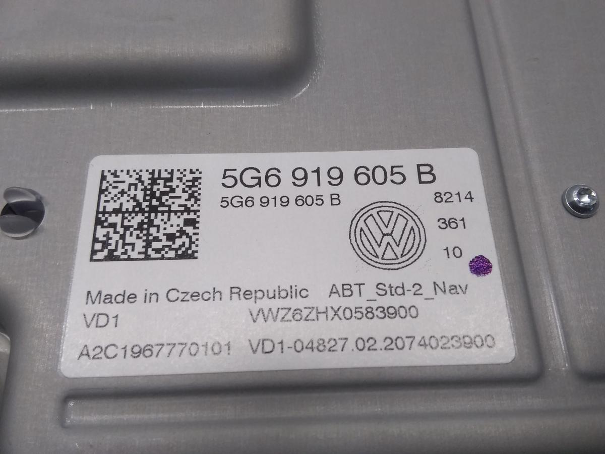 VW T-Cross 1C original Bedieneinheit mit Touchscreen Display 5G6919605B Bj.2020