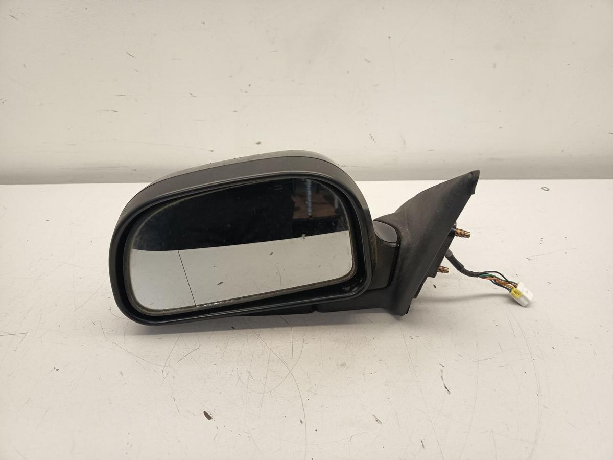 Mitsubishi Galant orig Au&szlig;enspiegel links elektr anklappbar X08 schwarz Bj 02