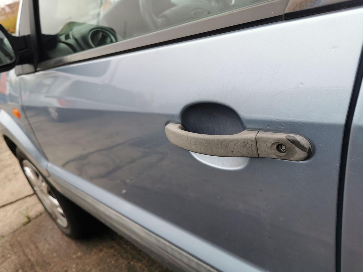 Ford Fuison JU2 Fahrertür Tür Autotür Roh vorn links J4 Hellblaumetallic Tonic