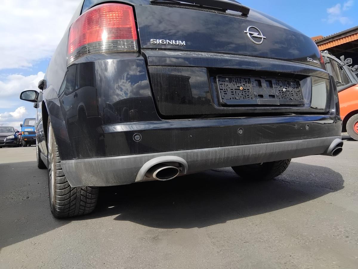 Opel Signum original Sto&szlig;stange Stossf&auml;nger hinten PDC BJ2005 Z20R saphirschwarzmetallic