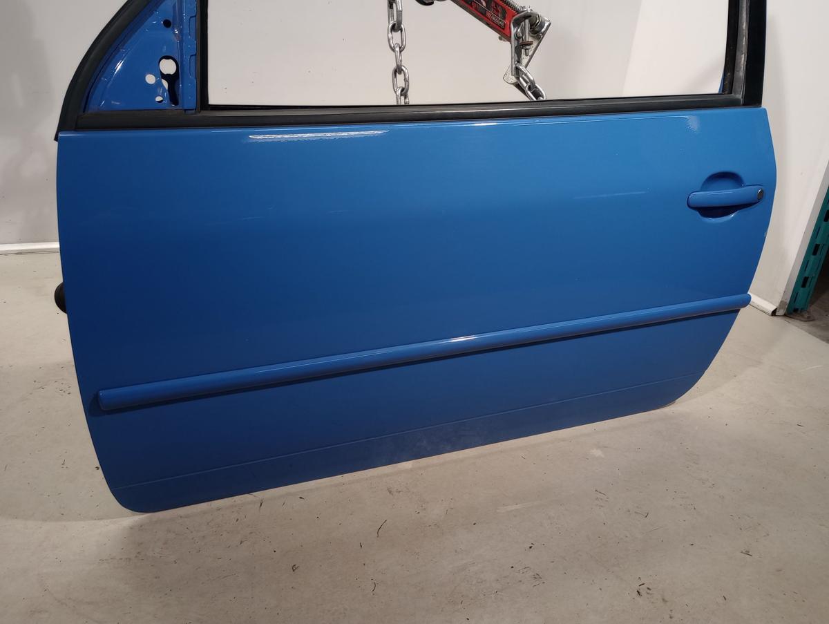 VW Lupo orig Tür links Fahrertür LR5A Blau Bj 2000