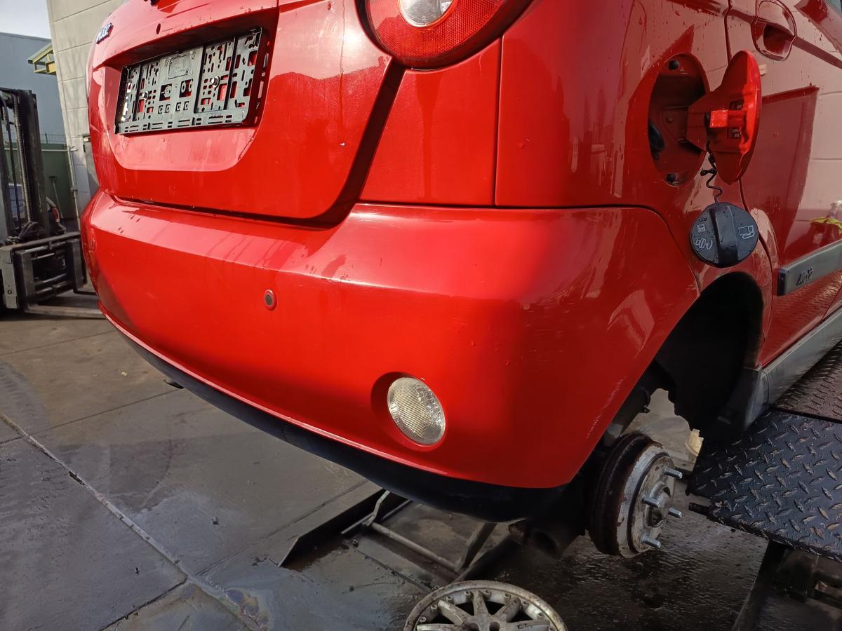 Chevrolet Matiz M200 original Sto&szlig;stange F&auml;nger hinten Heck 71U Super red Bj2009