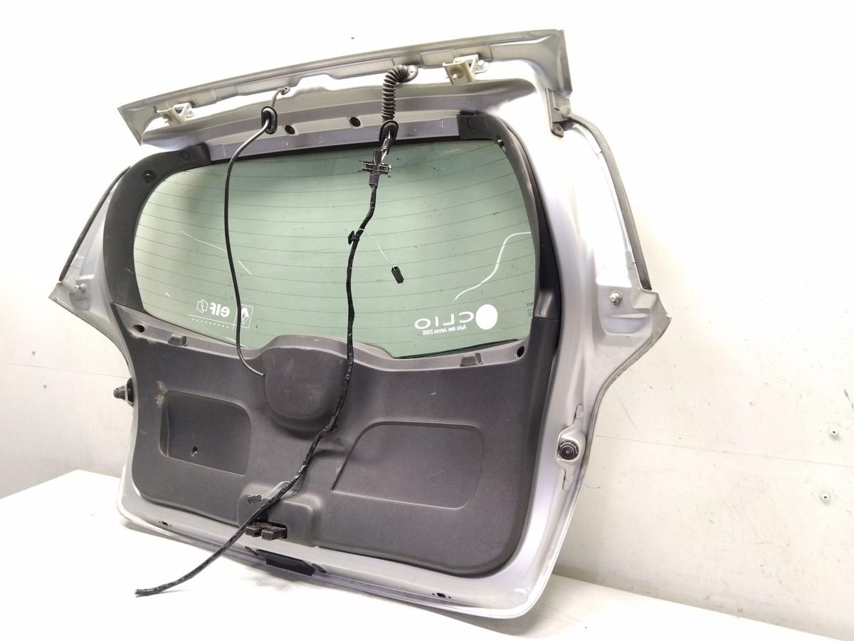 Renault Clio 3 Heckklappe silber TED69 Grey mit Heckscheibe BJ2006 Fließheck