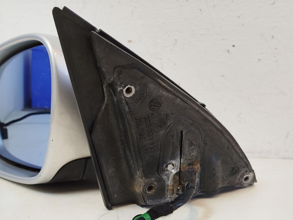 VW Passat 3C B6 Spiegel Au&szlig;enspiegel links R&uuml;ckspiegel elekt LA7W Reflexsilber