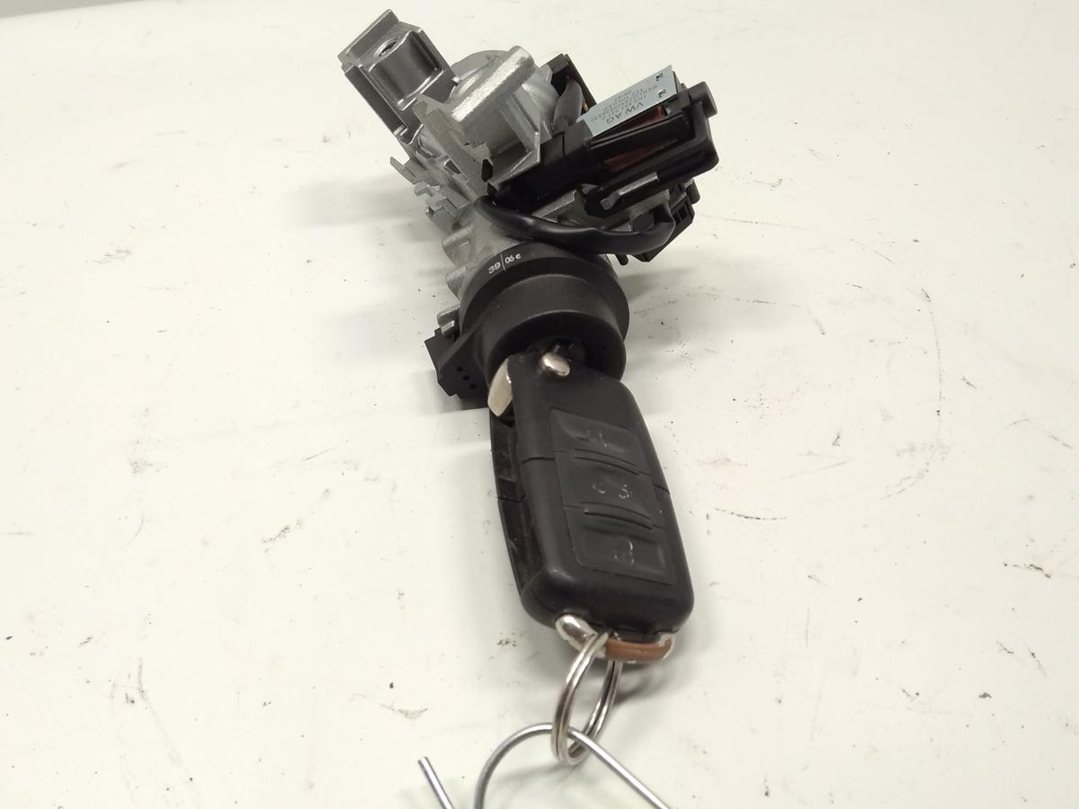 VW Jetta 1K2 original Z&uuml;ndschlo&szlig; mit Lesespule und Schl&uuml;ssel Bj.2007