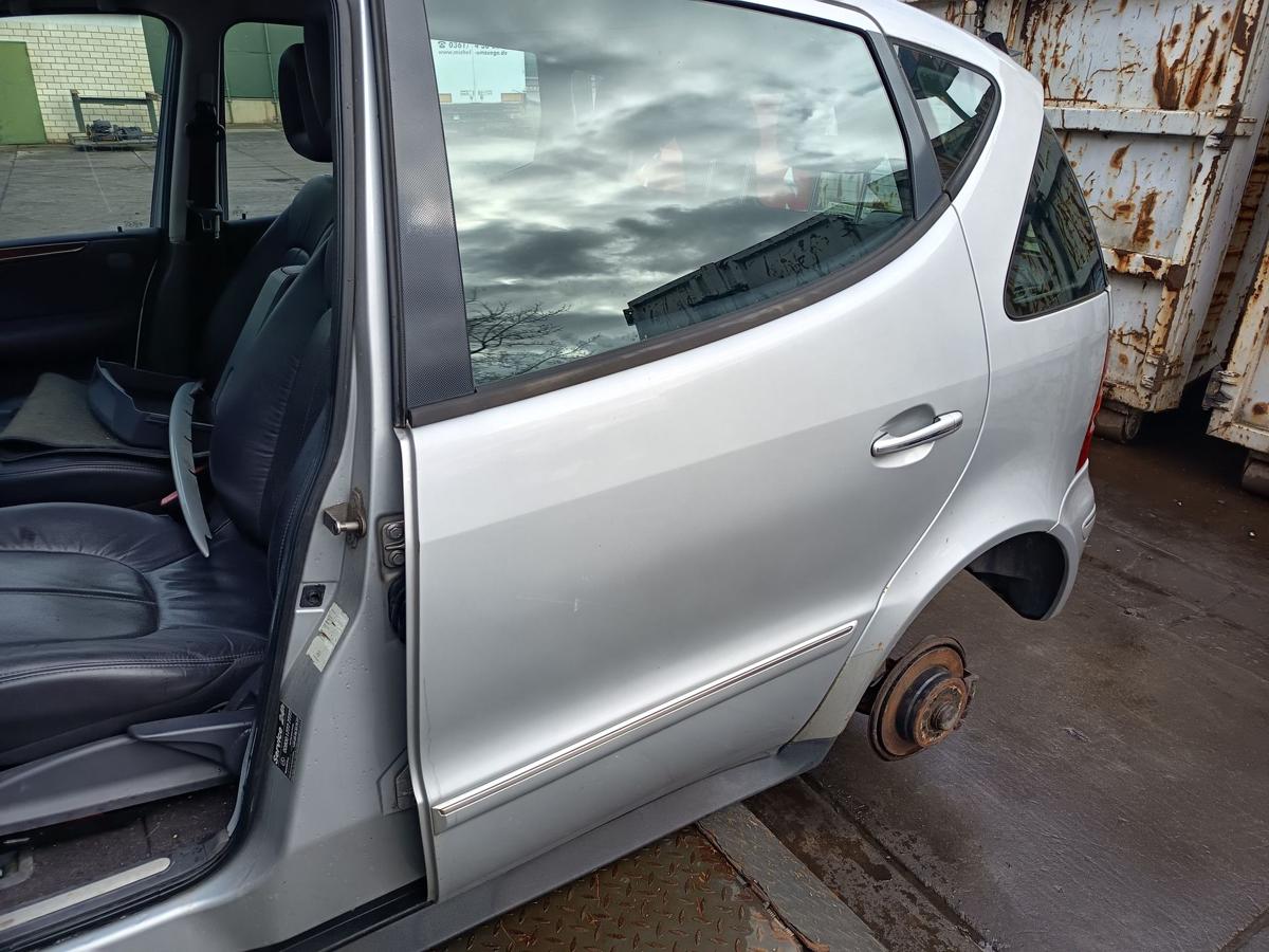 Mercedes V168 Mopf original T&uuml;r hinten links Fond lang 761 Polarsilber Bj 2001