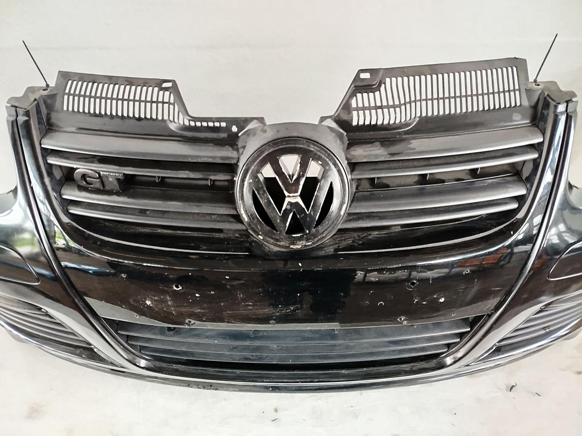 VW Golf V 5 1K Stoßfänger vorn Frontschürze GT Sport GTI L041 Brilliantschwarz