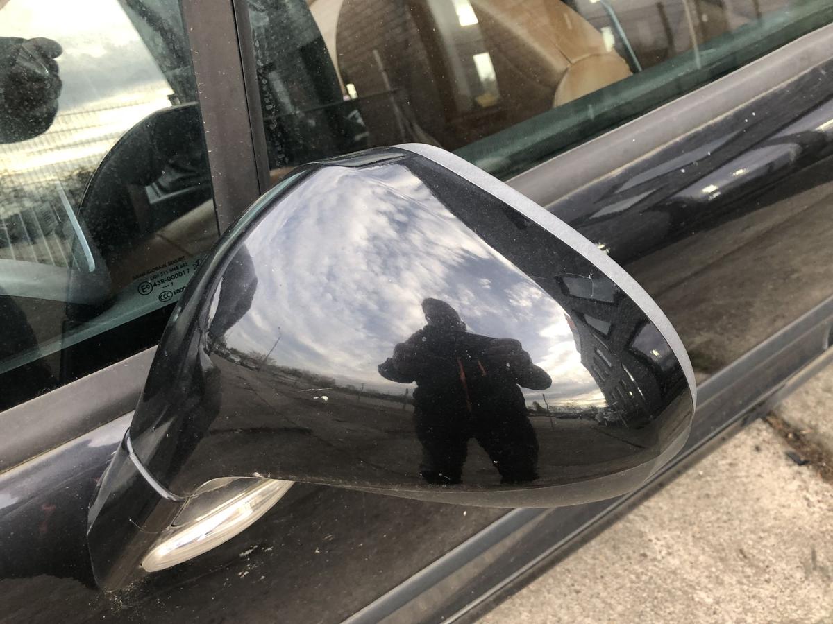 Peugeot 207CC Außenspiegel links Rückspiegel elektrisch EXL Schwarz Obsidien Met