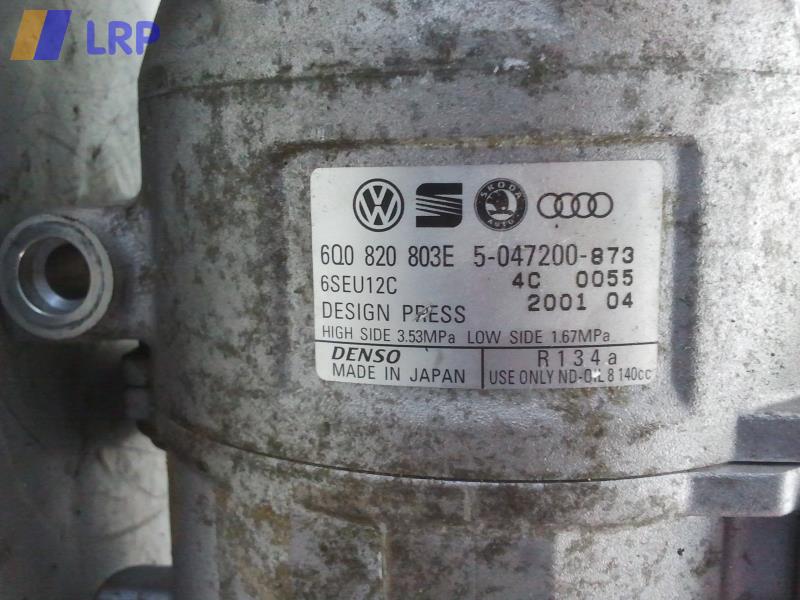 VW Polo 9N Klimakompressor 6Q0820803E BJ2001